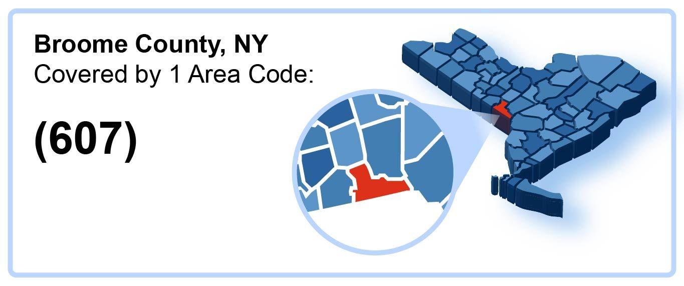 607_Area_Code_in_Broome_County_New York